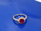 925 STERLING SILVER RING EMBEDED WITH BEAUTIFUL CUBIC ZIRCON STONE