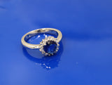 925 STERLING SILVER RING EMBEDED WITH BEAUTIFUL CUBIC ZIRCON STONE