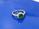 925 STERLING SILVER RING EMBEDED WITH BEAUTIFUL CUBIC ZIRCON STONE