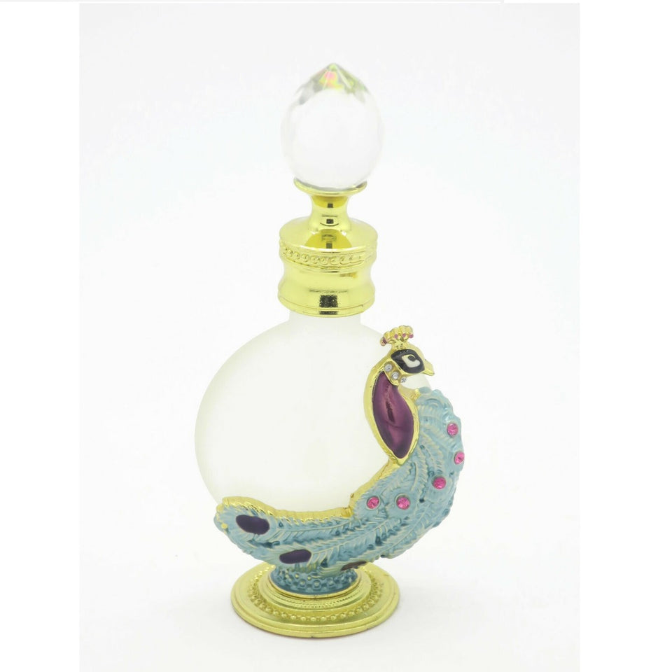 Fancy Peacock Style Attar Bottle 12 ml - Jawaherat