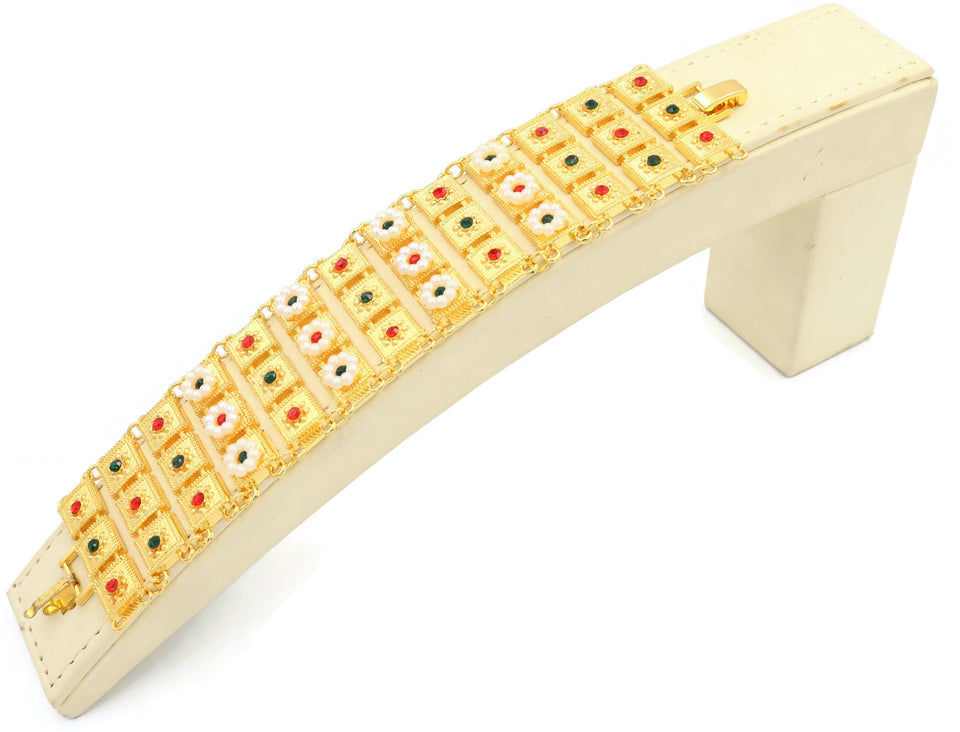 Kid's multi coloured stone bracelet