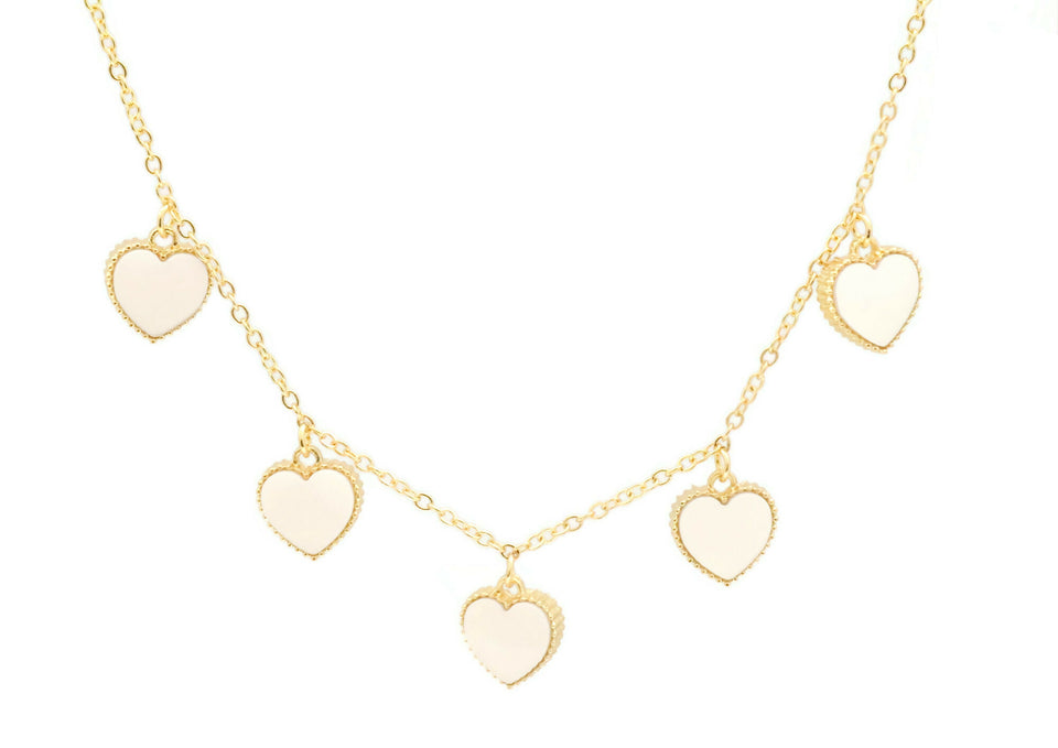 Women's heart design bracelet with lobster clasp