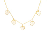 Women's heart design bracelet with lobster clasp