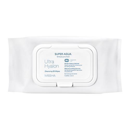 MISSHA SUPER AQUA ULTRA HYALRON CLEANSING OIL WIPES (30 WIPES/158ML)