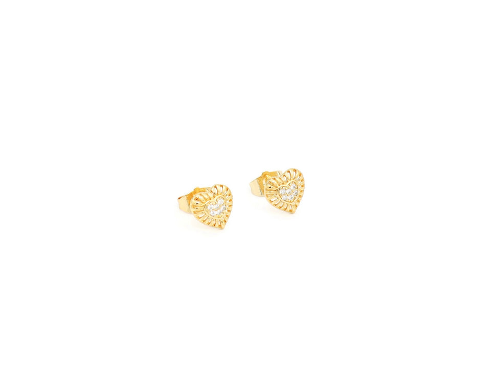 High Quality Heart Shape Design With Cubic Stone Adjustable Bangle Baby Set.