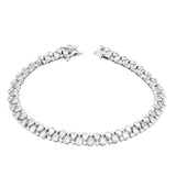 925 Sterling Silver CZ Tennis Bracelet