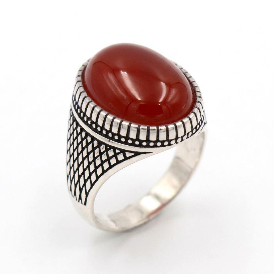 Ring on a white background