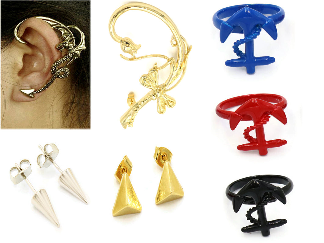 FASHION RING,EARRING COMBO SET