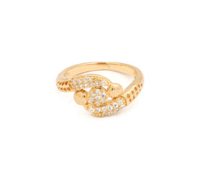 Laser printed bangle with zircon stones