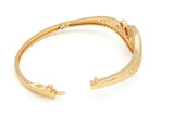 Laser printed bangle with zircon stones