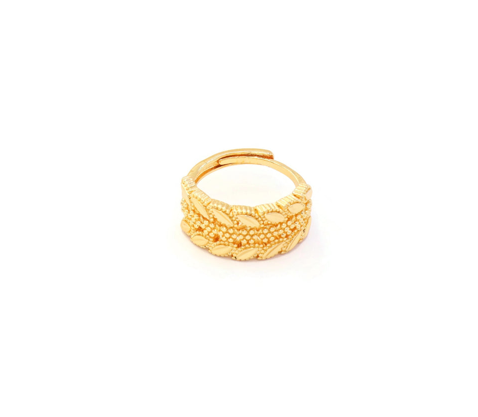 Leaf traditional Gold Plated Designer Bangles ring Jewelry for Women/Girls