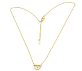 Women's Unique Design Single chain pendant with adjustable lock.