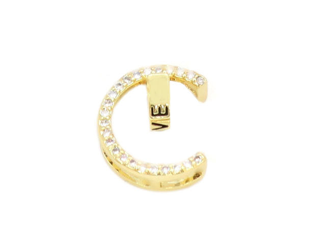 The Classic Arc love Pendant necklace studded zirconia stone