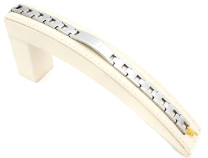 Stainless Steel men's bracelet with fold over clasp.
