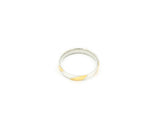 Two tone stainless steel with silver and gold colour Men's ring