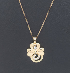Laser printed Premium Series pendant necklace set for women