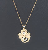 Laser printed Premium Series pendant necklace set for women